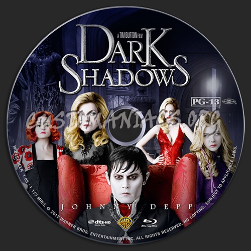 Dark Shadows blu-ray label