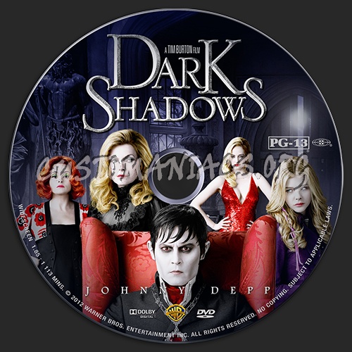 Dark Shadows dvd label