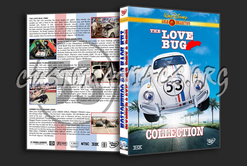 The Love Bug (Herbie) Collection dvd cover