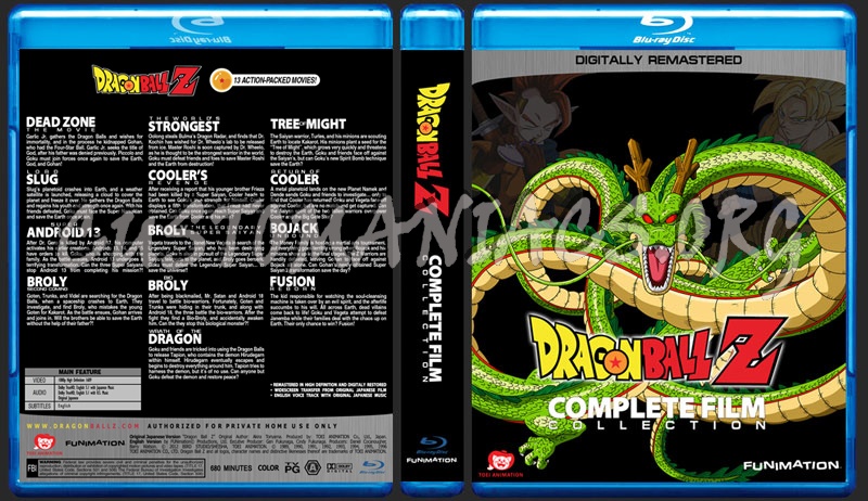 Dragon Ball Z: Complete Film Collection blu-ray cover