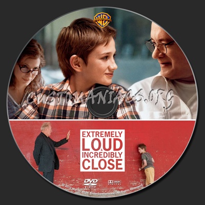 Extremely Loud and Incredibly Close dvd label