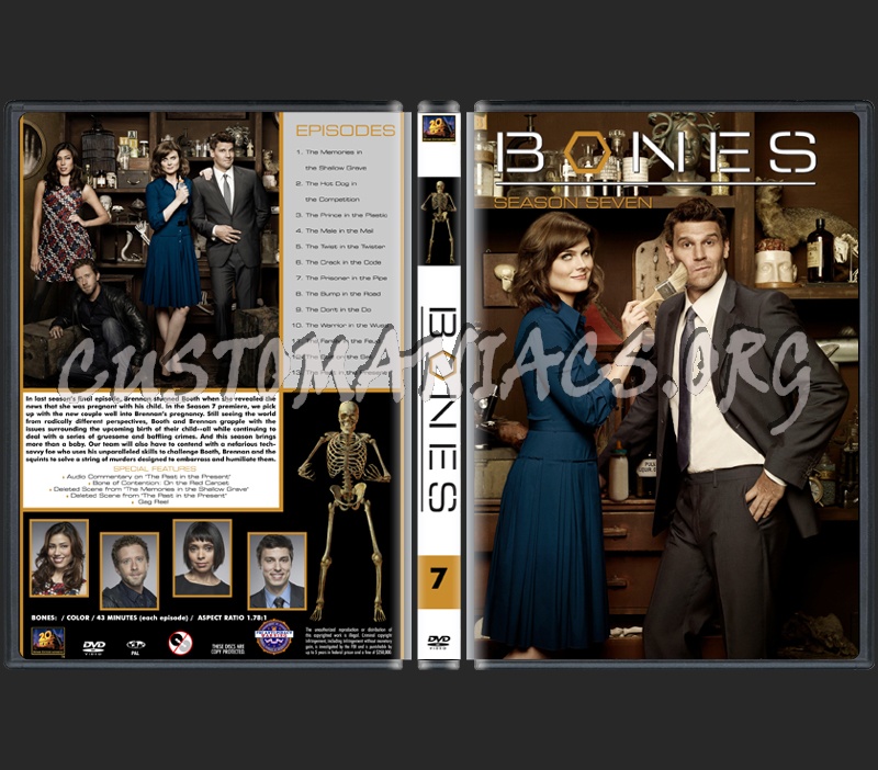 Bones Season 7 dvd cover