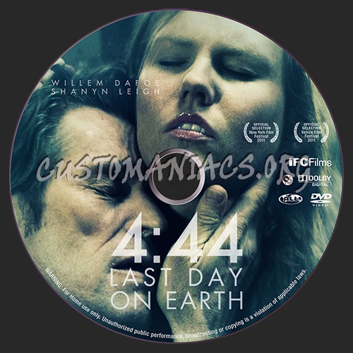 4:44 Last Day on Earth dvd label