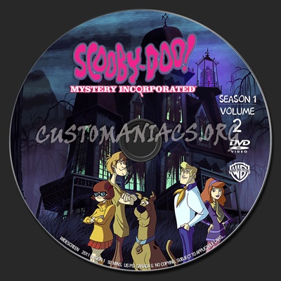 Scooby-Doo! Mystery Incorporated Season 1 Volume 2 dvd label