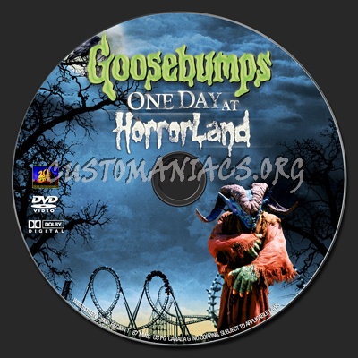 Goosebumps: One Day At Horrorland dvd label