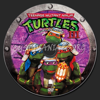 Teenage Mutant Ninja Turtles: Turtles In Time dvd label