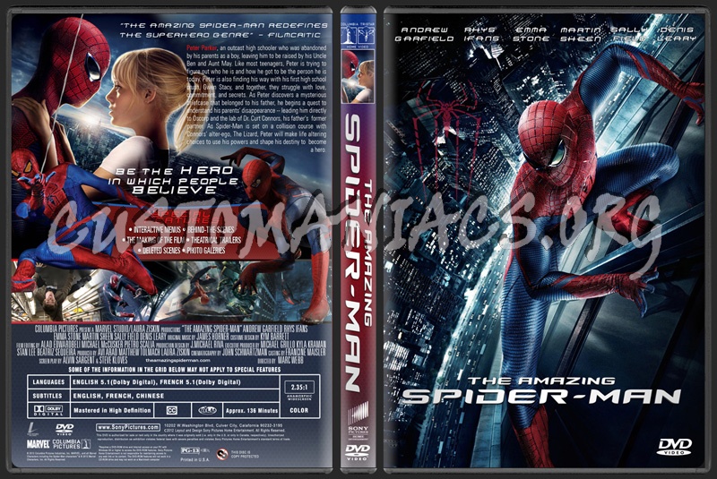 The Amazing Spider-man dvd cover