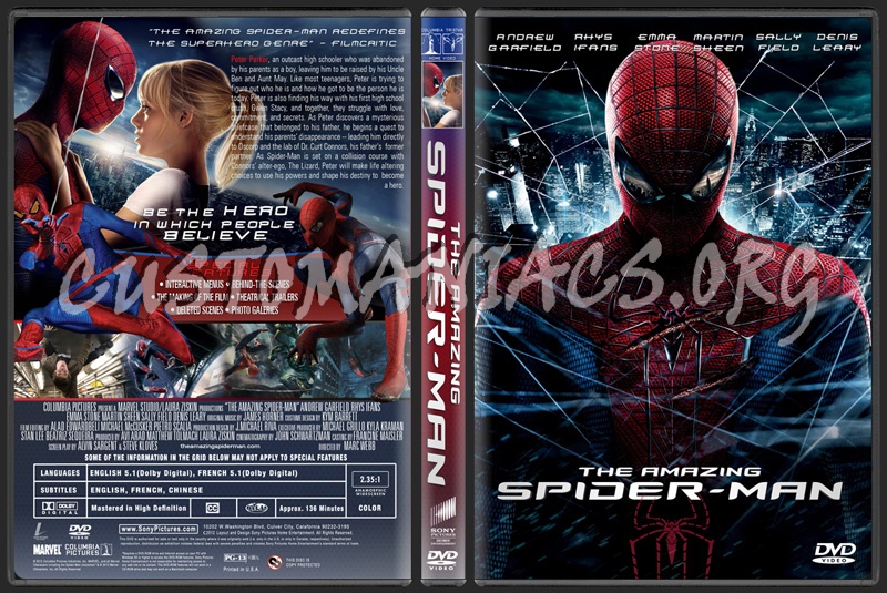 The Amazing Spider-man dvd cover