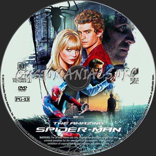 The Amazing Spider-Man dvd label