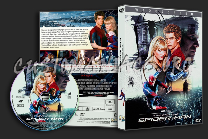 The Amazing Spider-Man dvd cover