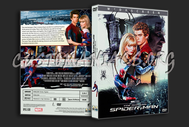 The Amazing Spider-Man dvd cover