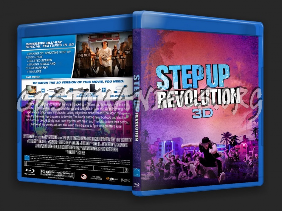Step Up Revolution 3D blu-ray cover