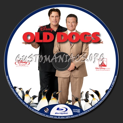 Old Dogs blu-ray label