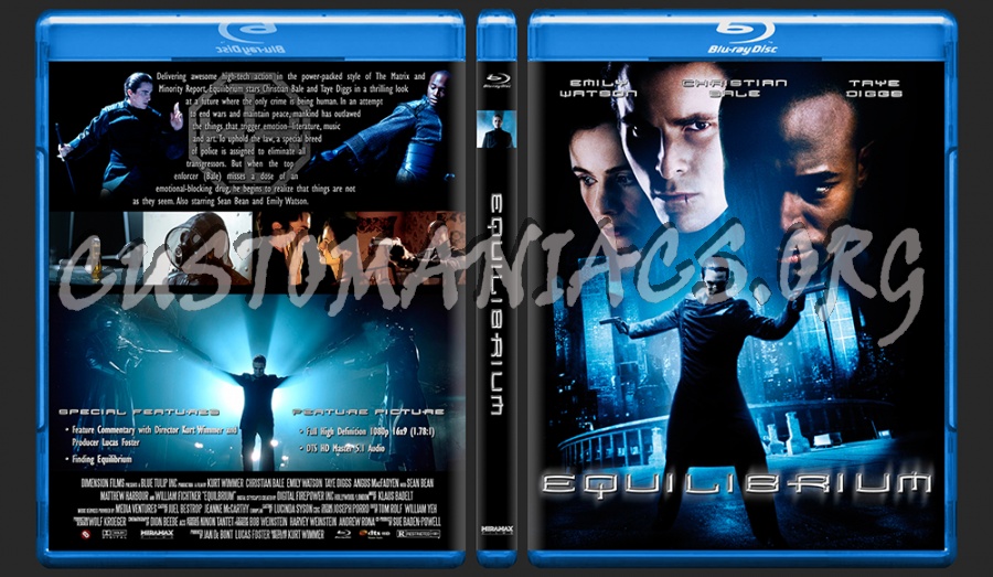Equilibrium blu-ray cover