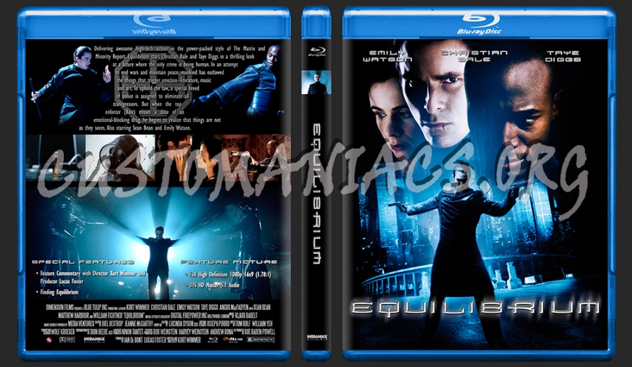 Equilibrium blu-ray cover