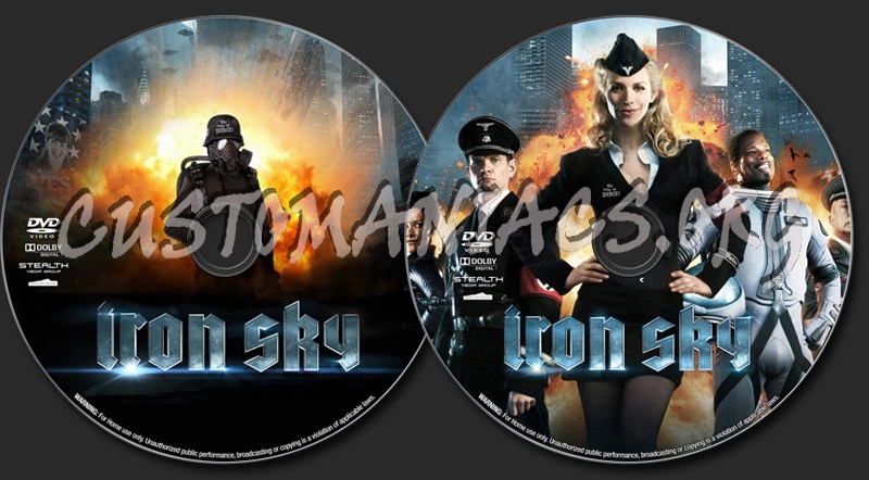 Iron Sky dvd label