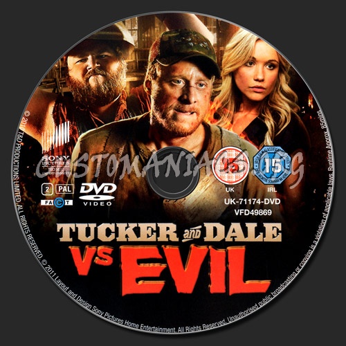 Tucker and Dale Vs Evil dvd label