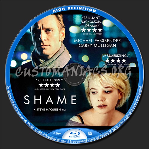 Shame blu-ray label