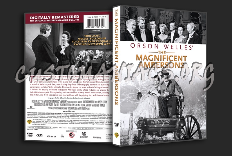 The Magnificent Ambersons dvd cover