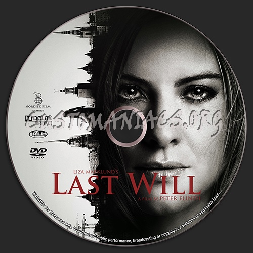 Last Will dvd label