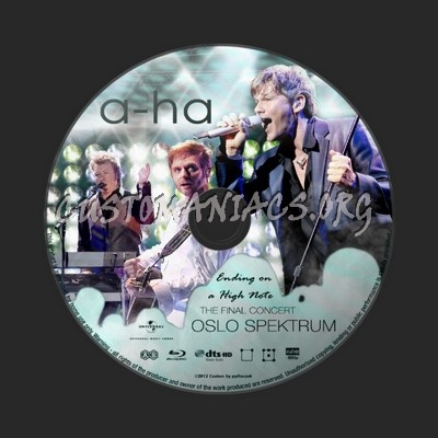 A-ha: Ending on a High Note blu-ray label
