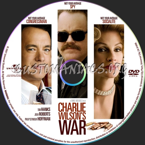 Charlie Wilson's War dvd label