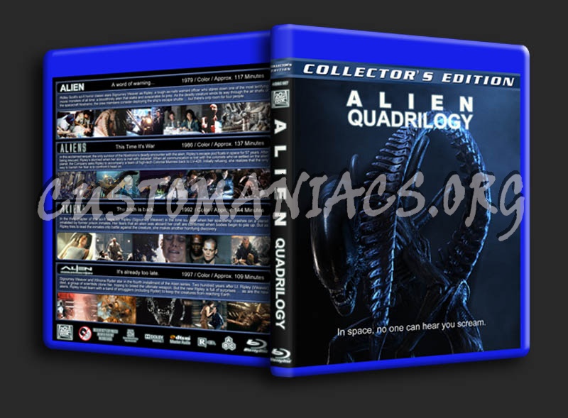 Alien Quadrilogy blu-ray cover