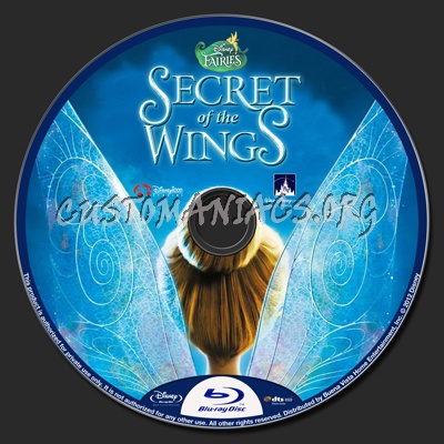 Tinker Bell: Secret of the Wings blu-ray label