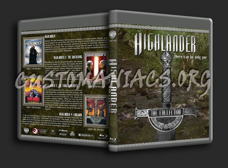 Highlander Collection blu-ray cover