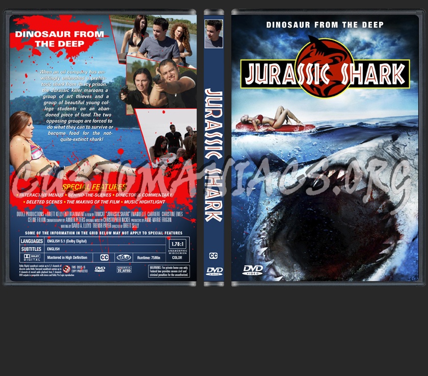Jurassic Shark dvd cover