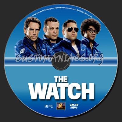 The Watch dvd label