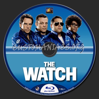 The Watch blu-ray label