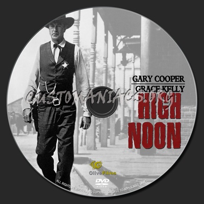 High Noon (1952) dvd label