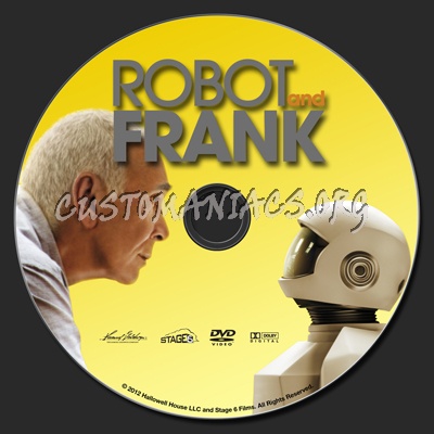 Robot and Frank dvd label