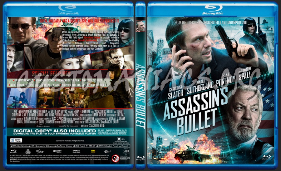 Assassin's Bullet (aka Sofia) blu-ray cover