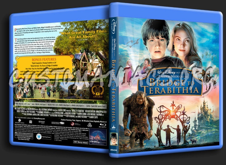 Bridge To Terabithia blu-ray cover