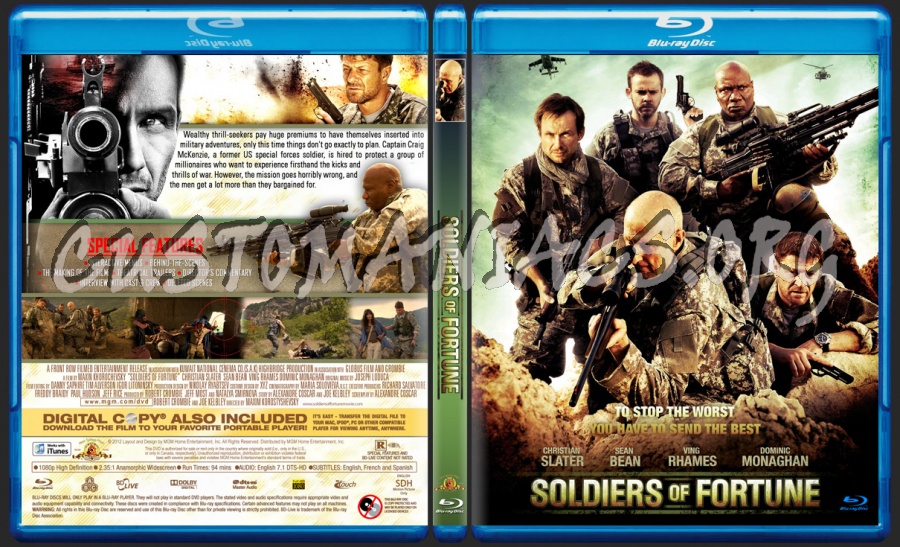 Soldiers of Fortune blu-ray cover