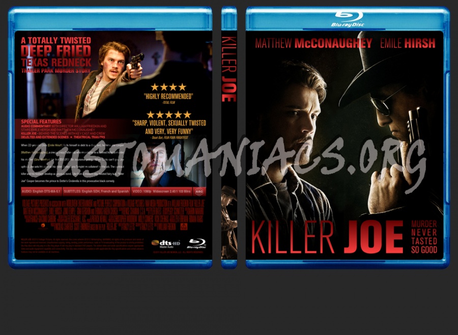 Killer Joe blu-ray cover