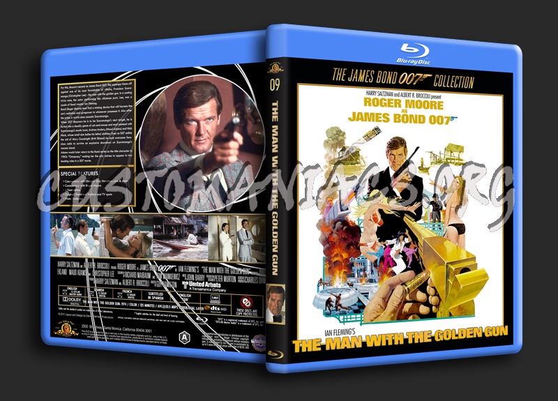 The Man With the Golden Gun blu-ray cover