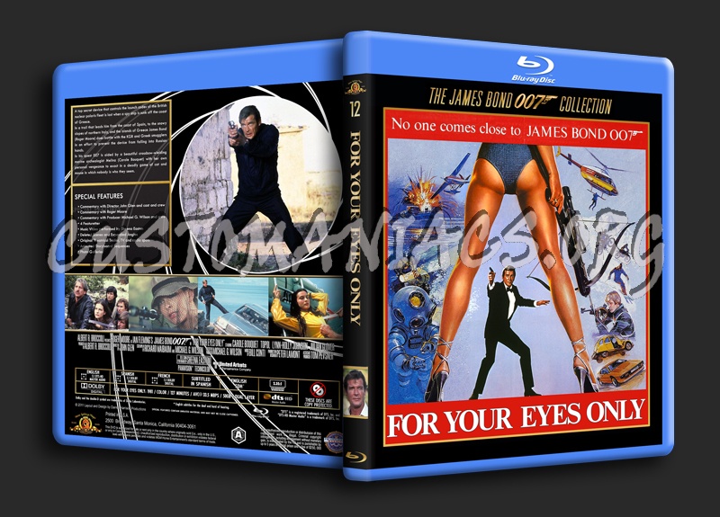 For Your Eyes Only blu-ray cover