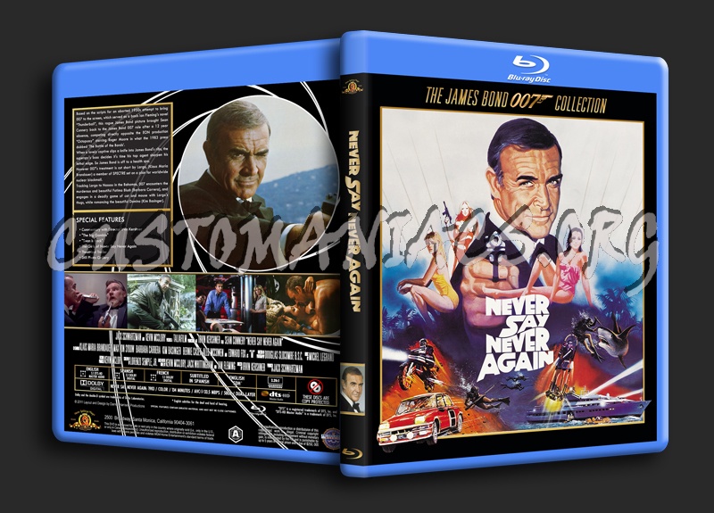 Never Say Never Again blu-ray cover