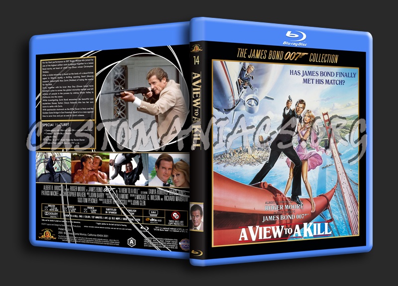 A View to a Kill blu-ray cover
