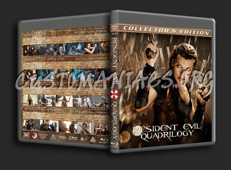 Resident Evil Quadrilogy blu-ray cover