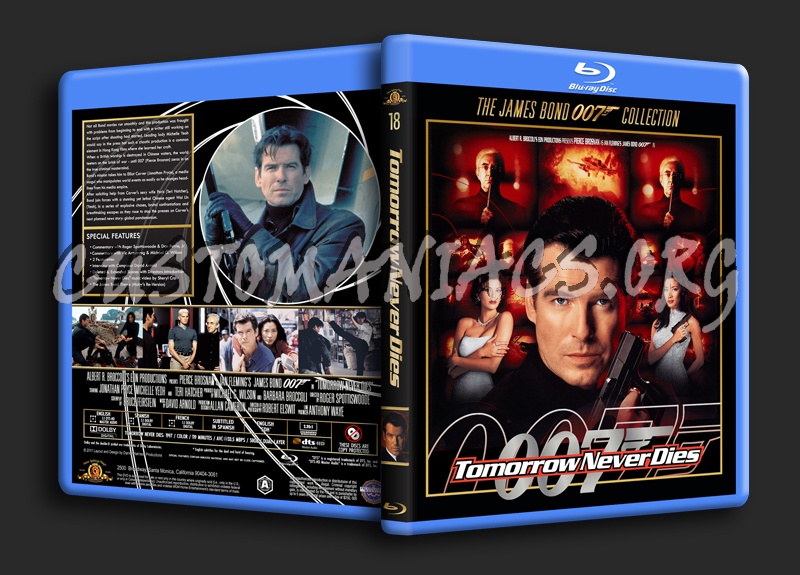 Tomorrow Never Dies blu-ray cover