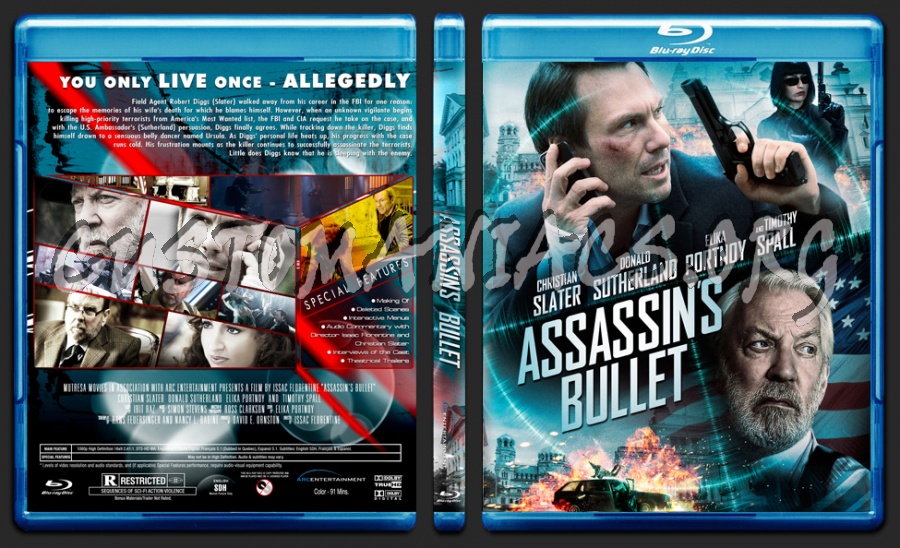 Assassin's Bullet aka Sofia blu-ray cover