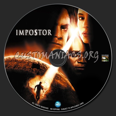 Impostor (2001) blu-ray label