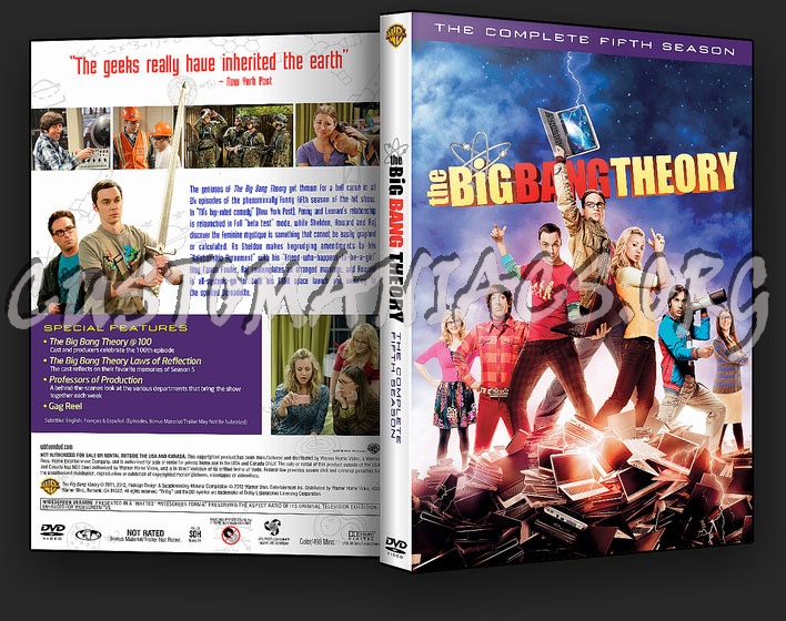 The Big Bang Theory - Season 5 dvd cover