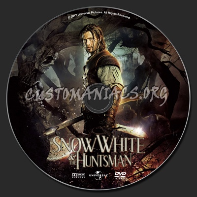 Snow White & the Huntsman dvd label