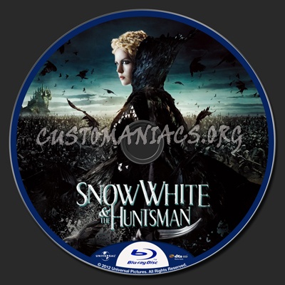 Snow White & the Huntsman blu-ray label