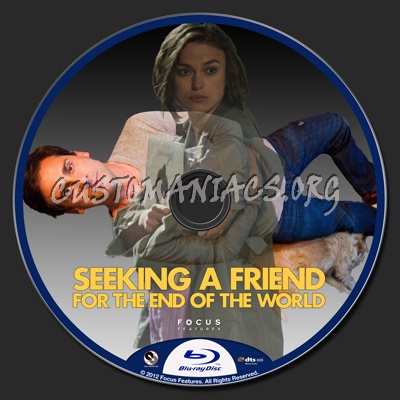 Seeking A Friend For The End of the World blu-ray label